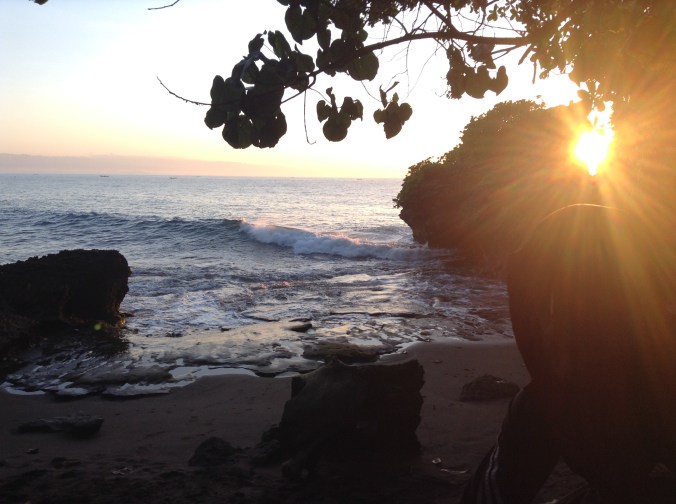 Vista desde el cuarto en Batu Karas